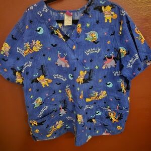 2X Disney Blue Character Print Top